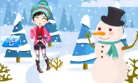 Dress Up Girl winter game Screen Shot 5