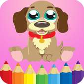 Paw puppies Dogs Coloring Book