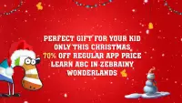 Zebra ABC educational games for kids Screen Shot 0
