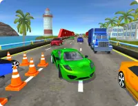 High Speed Traffic Car Driving Road Race Simulator Screen Shot 13