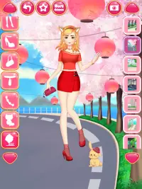 Anime Girls Dress up Games Screen Shot 17