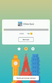 Kota-kota di dunia: Tebak kota — Kuis, permainan Screen Shot 12