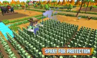 Profesional de Corn Farm: Blocky Farmer Simulator Screen Shot 3