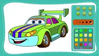 Coloring Cars Screen Shot 2