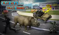 Crazy Rhino Attack 3D Screen Shot 0