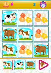 Kanak-kanak Haiwan Permainan Sudoku Screen Shot 8