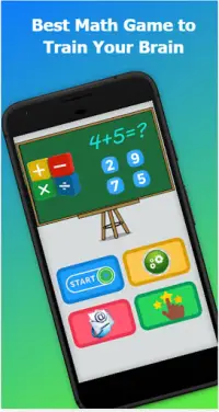 Funny Math - Practice Game for grades 1, 2, 3, 4 Screen Shot 0