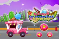 Rainbow Ice Cream Shop Cone Screen Shot 1