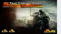 Front Commando Sniper Shooter Screen Shot 1