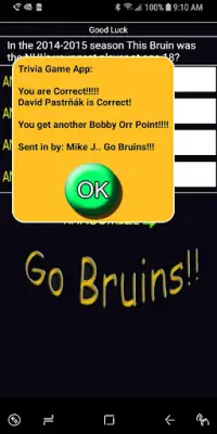 Trivia & Schedule Bruins Fans Screen Shot 2