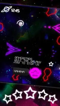 Neon Wars: Space Race Game App Screen Shot 2