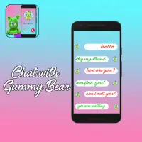 Gummy bear calling game Screen Shot 1