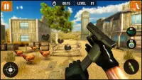 niegodziwy myśliwy kurczaka: gry gun Screen Shot 0