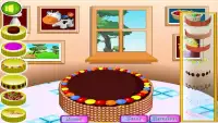 Spiele, die Kuchen für Mädchen verzieren Screen Shot 3