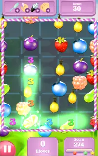 🍒Berry Crush Fruit Farm Smash - Ultimate Match 3 Screen Shot 0