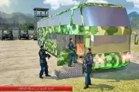 جندي حافلة محاكاة: جيش مدرب حافلة ركاب قيادة Screen Shot 1