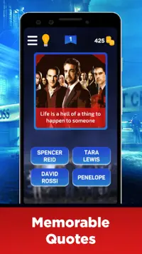 Quiz for Criminal Minds - BAU Fan Trivia Quest Screen Shot 3