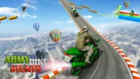 Army Stuntman Bike Stunt Games Screen Shot 3