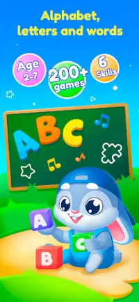 Binky ABC games for kids 3-6 Screen Shot 0