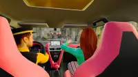City Taxi Sim 2021: Crazy Cab Driver Game Screen Shot 0
