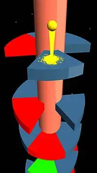 helix melompat bounce ball tower 3D Screen Shot 1