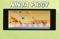 Ninja Piggy Jump Adventures Screen Shot 0