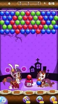 Pony Halloween Bubble Shooter Screen Shot 2