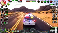 police car driving police game Screen Shot 1