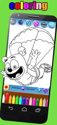gummy bear coloring Screen Shot 2