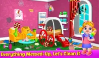 Baby Doll House Clean - Princess Home Cleanup Game Screen Shot 5