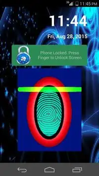 Finger Print Phone Lock Prank Screen Shot 0