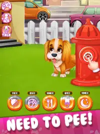 Talking Dog: Cute Puppy Playtime Games Screen Shot 1