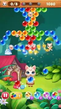 Bubble Cats Shooter POP : Puzzle Mania Screen Shot 6