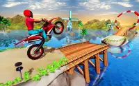 Fahrrad Kunststück extrem Spiel: Stunts Meister 3D Screen Shot 1