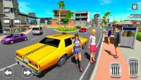 Taxi Driving Simulator City Car New Games 2021 Screen Shot 2
