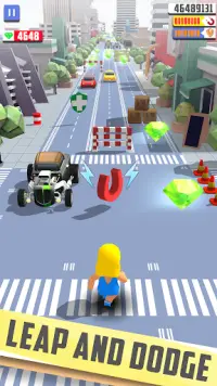 طفل مترو الانفاق لعبة عداء:الهروب تشغيل الألعاب 3D Screen Shot 0