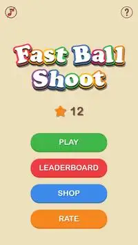 Fast Ball Shoot Screen Shot 1
