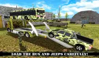 Offroad ejército ejército camión simulador 2017 Screen Shot 13