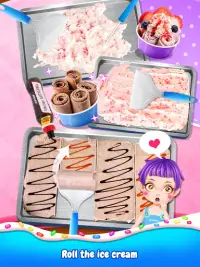 Frozen Ice Cream Roll - Sweet Desserts Maker Screen Shot 2