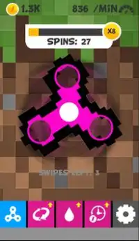 Fidget Spinner of minecraft Screen Shot 0