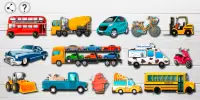 Puzzles pour enfants - voitures, transports Screen Shot 0