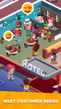 Sim Hotel Tycoon: Tycoon Games Screen Shot 2