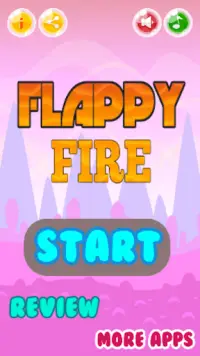 Flappy Fire Screen Shot 0