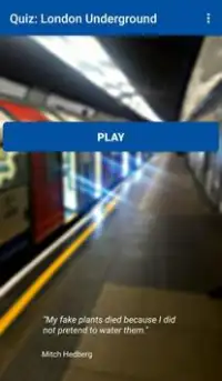 Quiz: London Underground Screen Shot 2