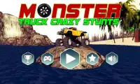 Monster Truck Crazy Stunts 3D Screen Shot 0