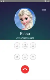 Call from Elssa 📱 Chat   video call (Simulation) Screen Shot 2