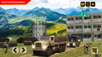 Mga Larong Offroad Army Truck Screen Shot 2