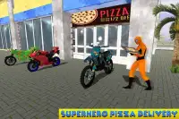 Amazing Spider Hero Pizza Delivery Screen Shot 0