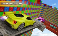 Impossible Stunt Driving- Action Car Racing 2019 Screen Shot 1