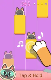 Piano Cat Tiles - Design de chambre Screen Shot 8